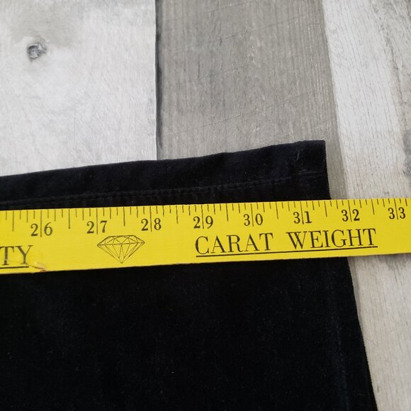 NWT - High Rise Stretch Black Velvet '70s Flare Pants - Size 18/34R - Picture 10 of 10